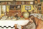 Carl Larsson The Reading Room china oil painting reproduction